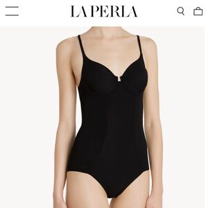 La Perla Black Women Underwired Bodysuit Shapewear Sz |US 40, IT 5
